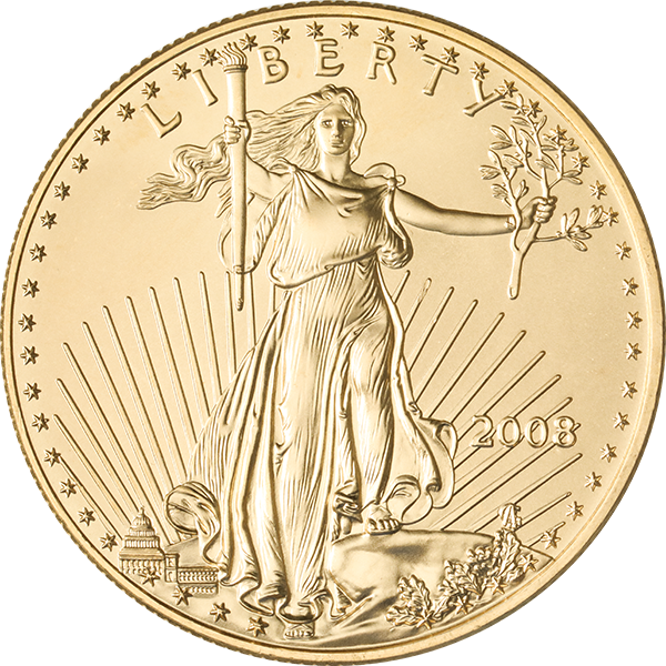 Prospector Box coin obverse showing eagle design and high-relief finish