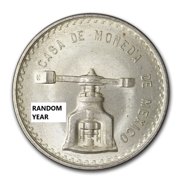 1 OZ MEXICAN STERLING SILVER ONZA CASA DE MONEDA - Obverse