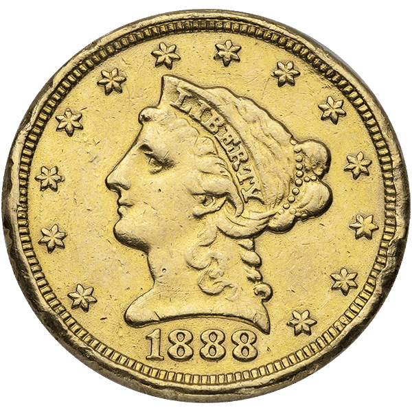 $2.5 U.S. GOLD LIBERTY LP - Obverse