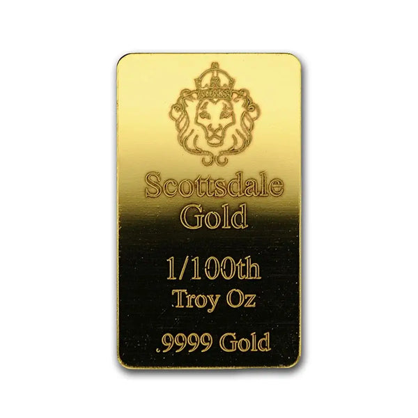 Scottsdale 1/100oz Gold Bar