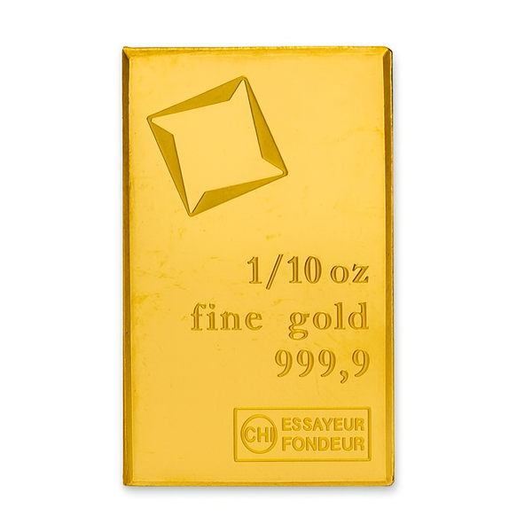 1/10 OZ GOLD SEGMENT FROM COMBI-BAR VALCAMBI