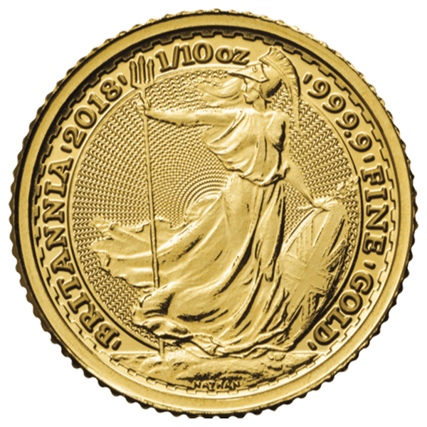 Queen Elizabeth II and the Britannia figure with shield and trident