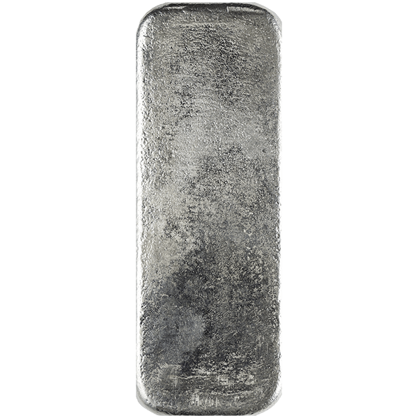 100 OZ SILVER BAR JOHNSON MATTHEY Reverse