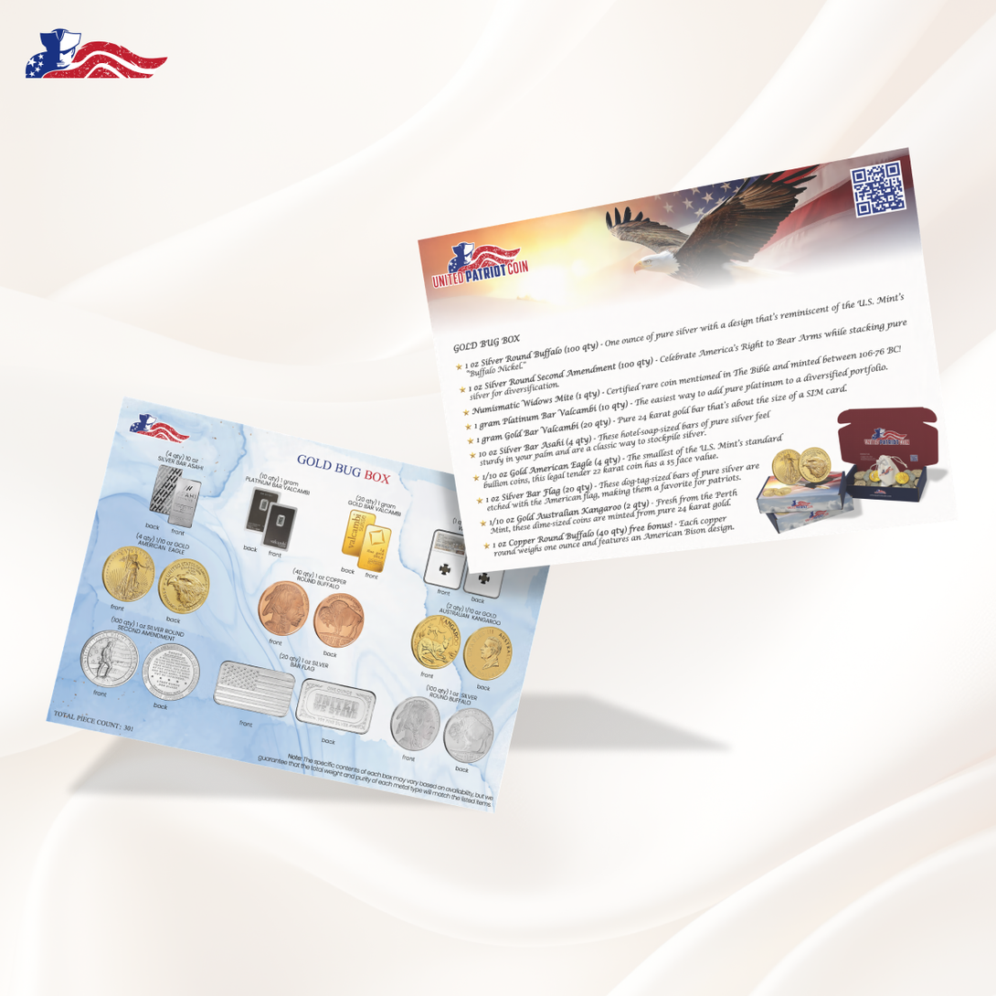 Gold Bug Box 301 PIECE PORTFOLIO WITH GOVERNMENT-MINTED COINS