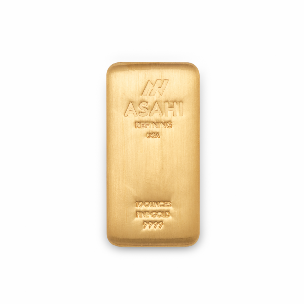 10 OZ GOLD BAR ASAHI - Obverse