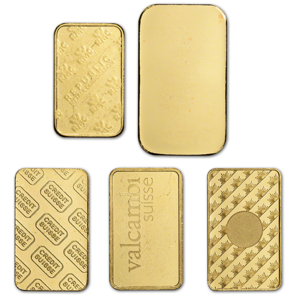 10 GRAM GOLD BAR RANDOM BRAND - Reverse