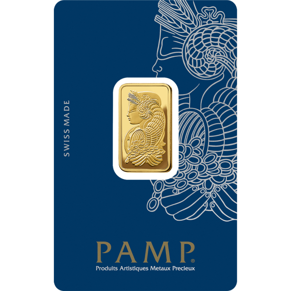 10 GRAM GOLD BAR PAMP - Obverse