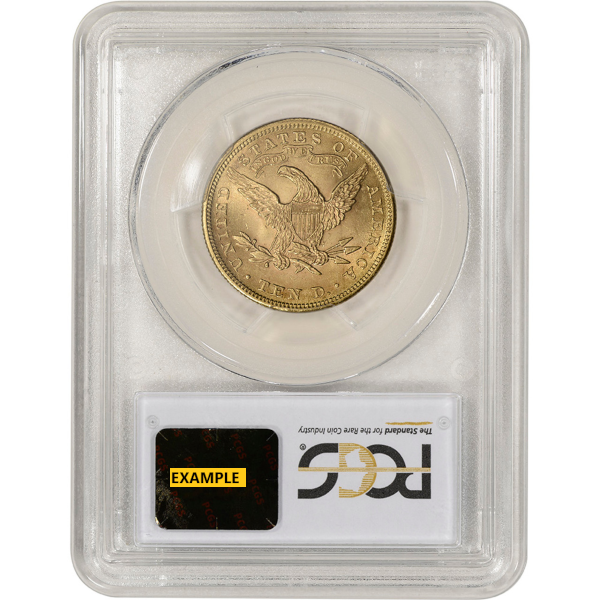 $10 U.S. GOLD LIBERTY PCGS64 - Reverse