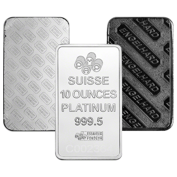 10 OZ PLATINUM BAR - Reverse