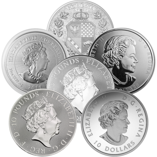 10 OZ SILVER SOVEREIGN MINT COINS MISC TYPE - Reverse