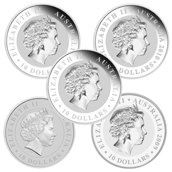 10 OZ AUSTRALIAN SILVER KOALA - Reverse