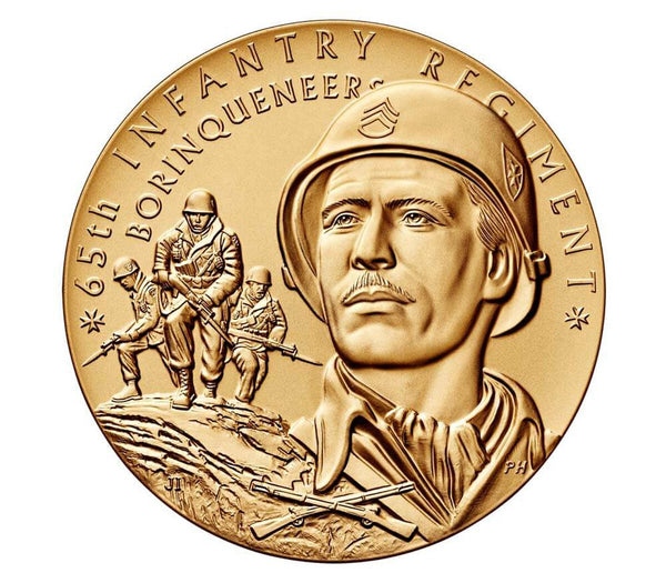 65th Infantry Regiment "Borinqueneers" Medal 3 Inch