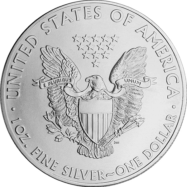 2015 1 OZ AMERICAN SILVER EAGLE - Reverse