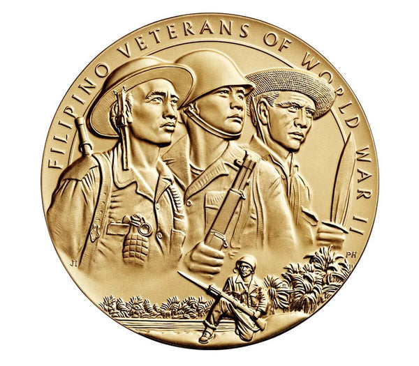 Filipino Veterans of World War II Medal 3-Inch
