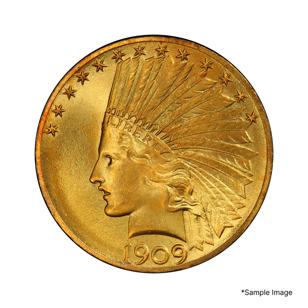 1909 $10 Indian PCGS MS62