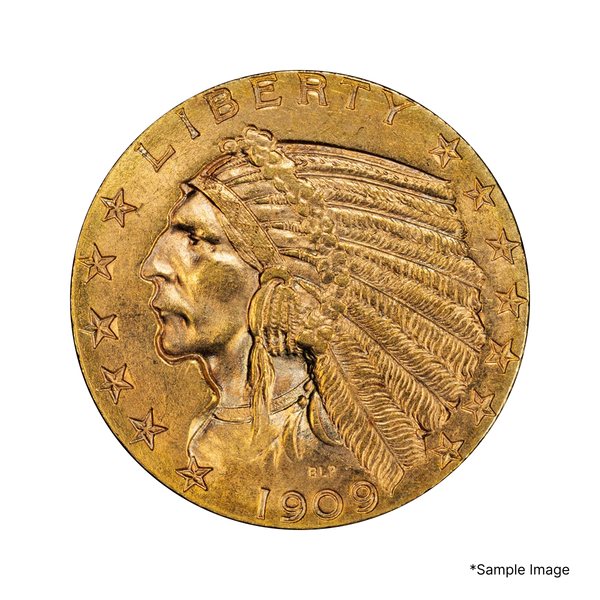 1909 $5 Indian PCGS MS63
