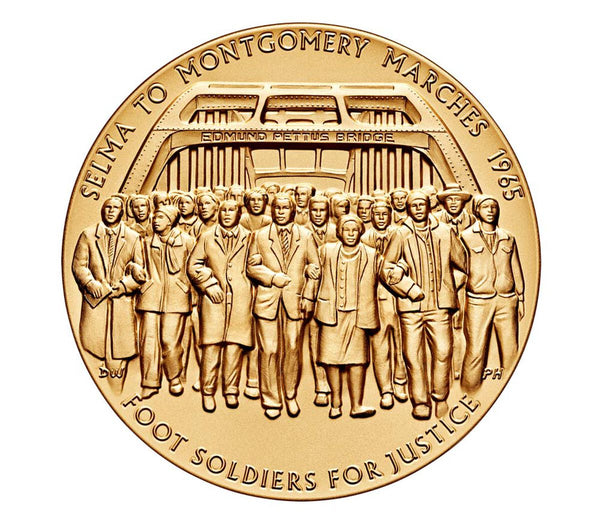 1965 Selma to Montgomery Voting Rights Marches Medal 1.5 Inch