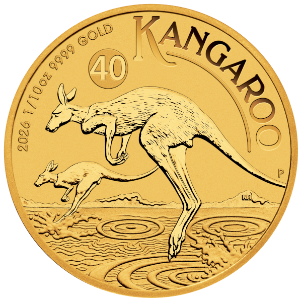 2026 1/10 OZ AUSTRALIAN GOLD KANGAROO - Obverse