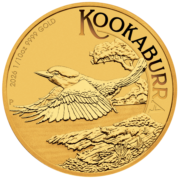 2026 1/10 OZ GOLD KOOKABURRA - Obverse