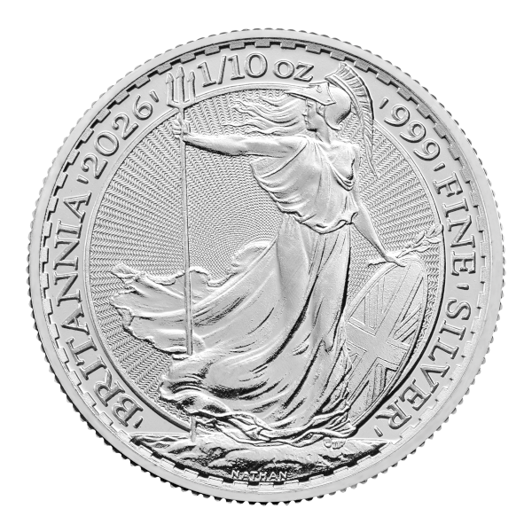 2026 1/10 OZ GREAT BRITAIN SILVER BRITANNIA - Obverse