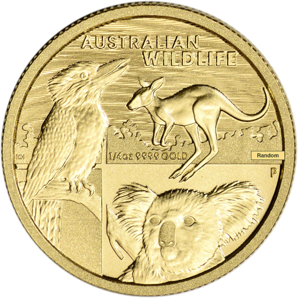 1/4 OZ GOLD AUSTRALIAN WILDLIFE - Obverse