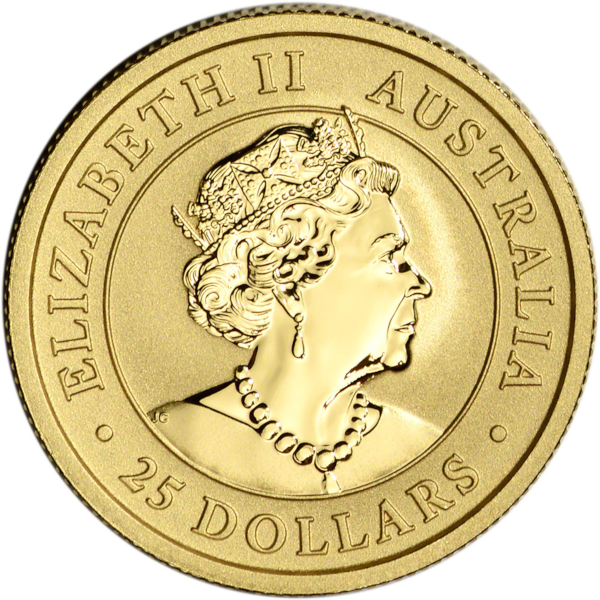 1/4 OZ GOLD AUSTRALIAN WILDLIFE - Reverse
