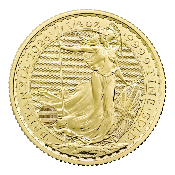 2026 1/4 OZ GREAT BRITAIN GOLD BRITANNIA - Obverse