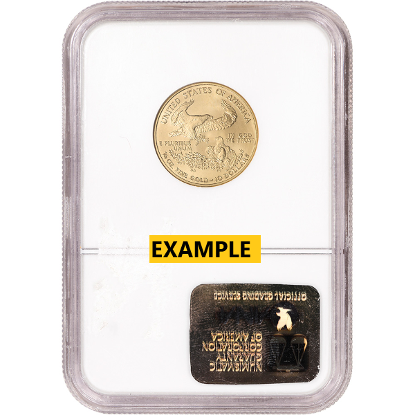 2002 1/4 OZ AMERICAN GOLD EAGLE NGC69 - Reverse