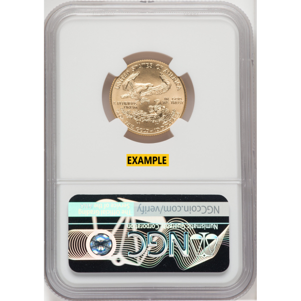 1/4 OZ AMERICAN GOLD EAGLE NGC MS69 - Reverse
