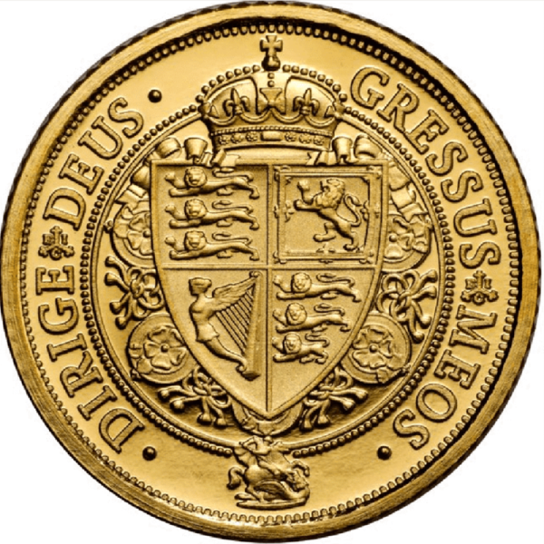 1/4 OZ GOLD SAINT HELENA SOVEREIGN - Obverse