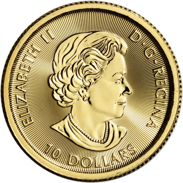 2016 1/4 OZ GOLD SNOW FALCON - Reverse