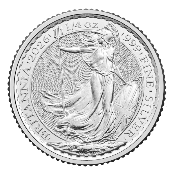 2026 1/4 OZ GREAT BRITAIN SILVER BRITANNIA - Obverse