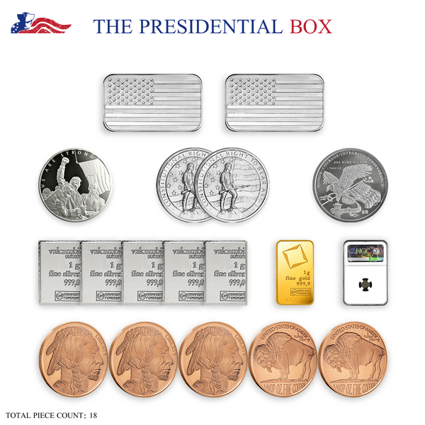 The Presidential Box – America First Silver Coin Set