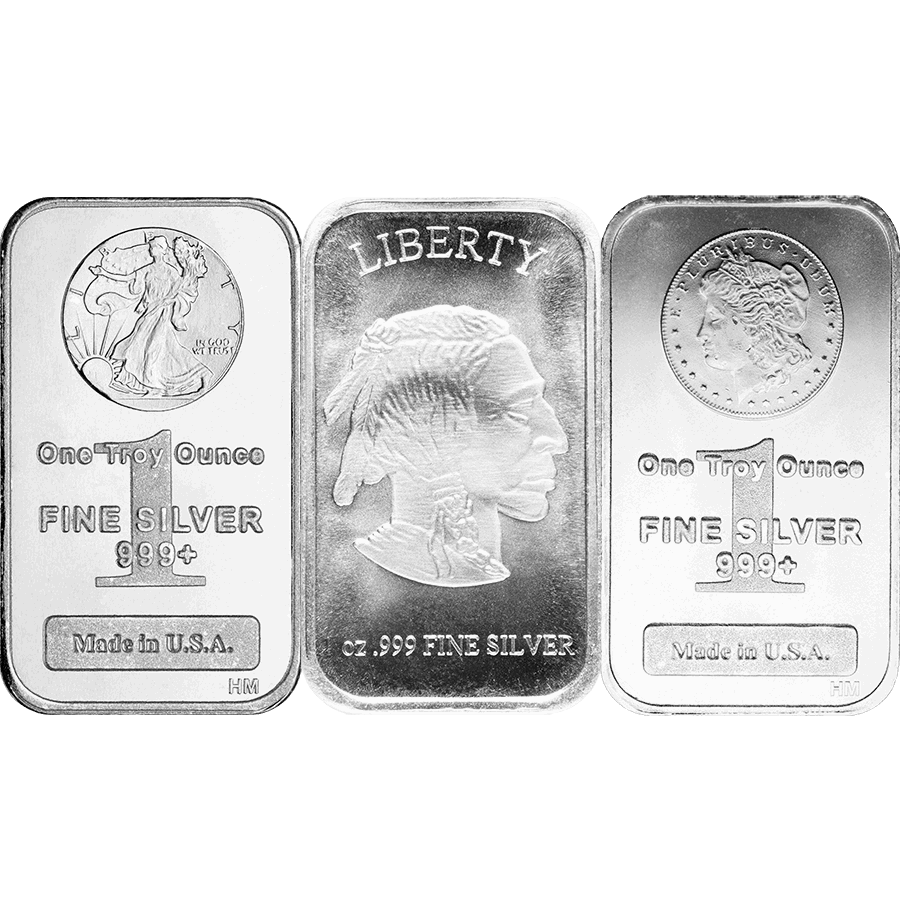 1 OZ SILVER BAR - Obverse