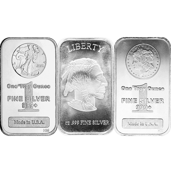 1 OZ SILVER BAR - Obverse