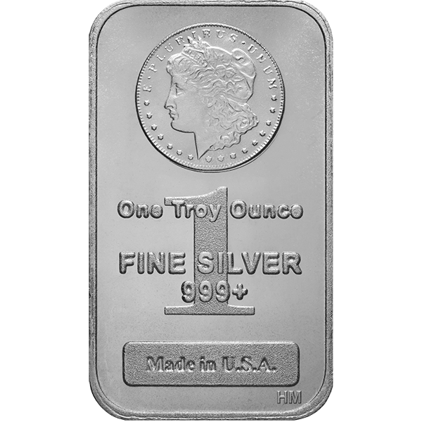 1 OZ SILVER BAR MORGAN - Obverse