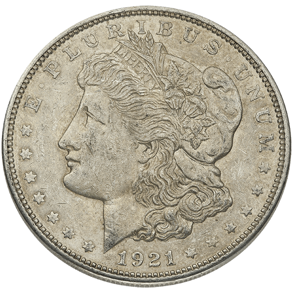 AMERICAN SILVER DOLLAR 1921 MORGAN VG - Obverse