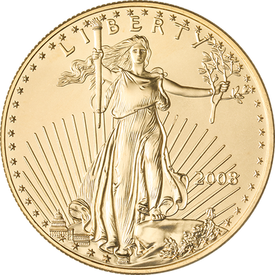 1 oz American Gold Eagle Coin – BU