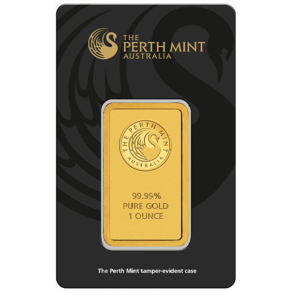 1 OZ GOLD BAR PERTH - Obverse
