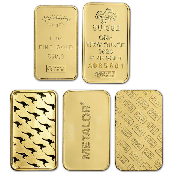 1 OZ GOLD BAR - Reverse
