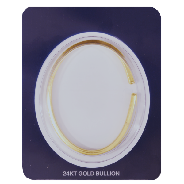 1 OZ GOLD BRACELET POLISHED WITH DG PACKAGING - Obverse
