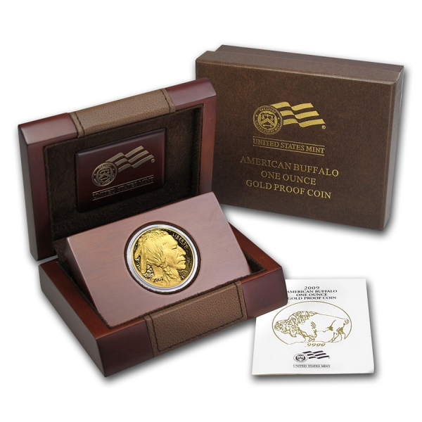 2009 1 OZ AMERICAN GOLD BUFFALO PROOF - Obverse