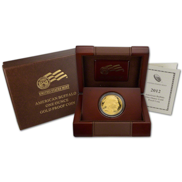 2012 1 OZ AMERICAN GOLD BUFFALO PROOF - Obverse