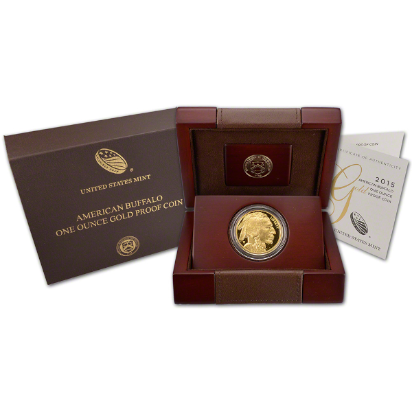 2015 1 OZ AMERICAN GOLD BUFFALO PROOF - Obverse