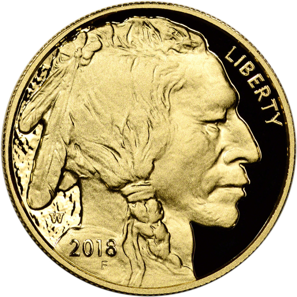 2018 1 OZ AMERICAN GOLD BUFFALO PROOF - Reverse