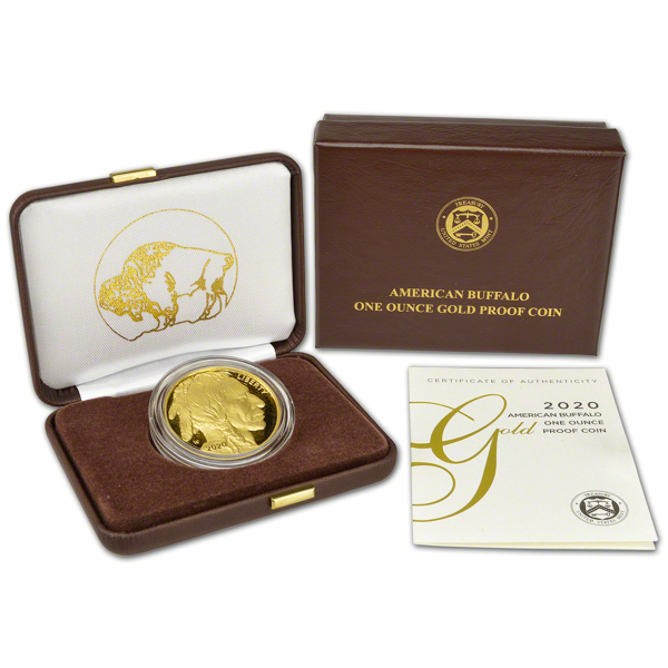2020 1 OZ AMERICAN GOLD BUFFALO PROOF - Obverse