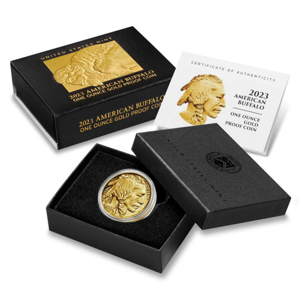 2023 1 OZ AMERICAN GOLD BUFFALO PROOF - Obverse
