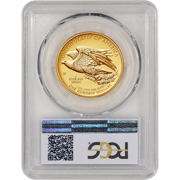 2015 1 OZ GOLD LIBERTY PCGS70 HIGH RELIEF - Reverse