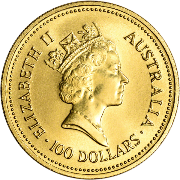 1 OZ AUSTRALIAN GOLD NUGGET - Reverse