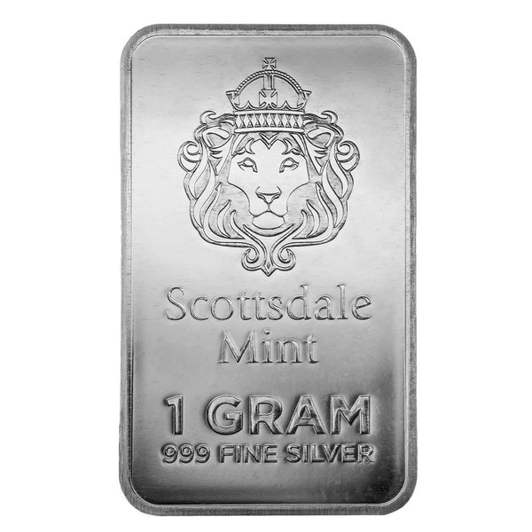 Scottsdale Prepper 1 Gram Silver Bar
